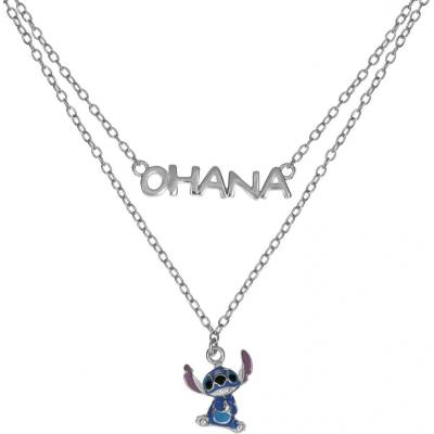 Disney Dvojitý strieborný náhrdelník NS00059SRHL-17.CS