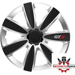Versaco Тасове за джанти 16'' Versaco Carbon GTX - Black / Silver (56313) - avtochastikrasi