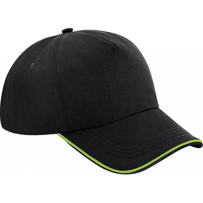 Beechfield Authentic 5 Panel Tmavo modrá /Biela