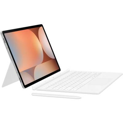 Tab S10+/S9+/S9 FE+ Book Cover Keyboard Slim White (EF-DX825UWEGWW)