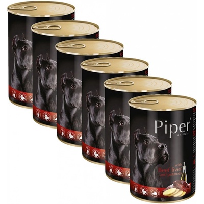 Piper Adult s hovädzou pečeňou a zemiakmi 6 x 400 g