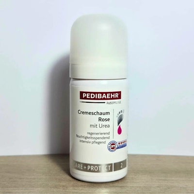PEDIBAEHR Krémová pěna ROSE s ureou na velmi suchou pokožku 35 ml
