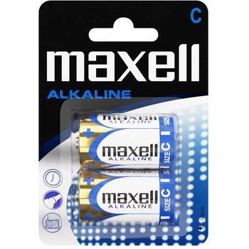 Maxell Алкална батерия maxell lr-14 /2 бр. в опаковка/ 1.5v (ml-ba-lr14)