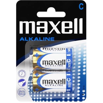 Maxell Алкална батерия maxell lr-14 /2 бр. в опаковка/ 1.5v (ml-ba-lr14)