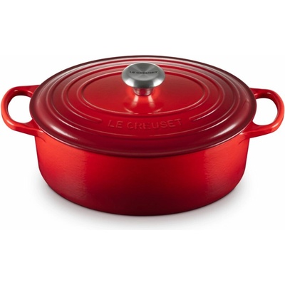 Le Creuset Kastrol SIGNATURE 29 cm, 4,7 l, oválný, CERISE, litina