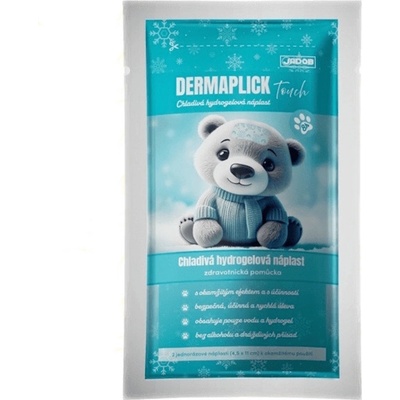 DERMAPLICK Touch chladivá hydrogelová náplast 4,5 x 11 cm 2 ks