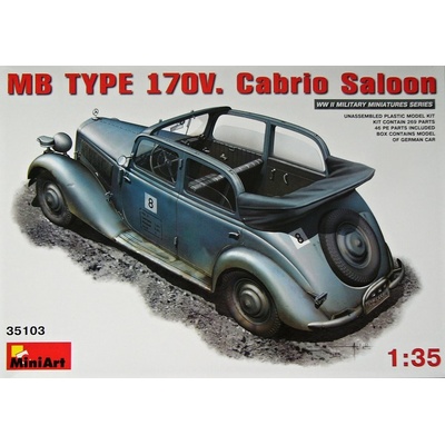 MiniArt MB Type 170V Cabrio Saloon 1:35