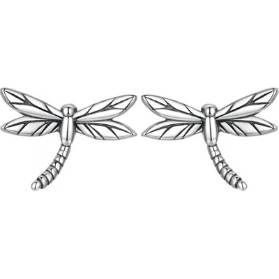 Argento Stříbrné náušnice vážka 67325