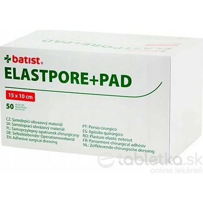 ELASTPORE+PAD elastická náplasť 15x 10 cm 50 ks