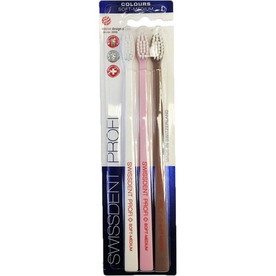 Swissdent Colours soft-medium 3 ks