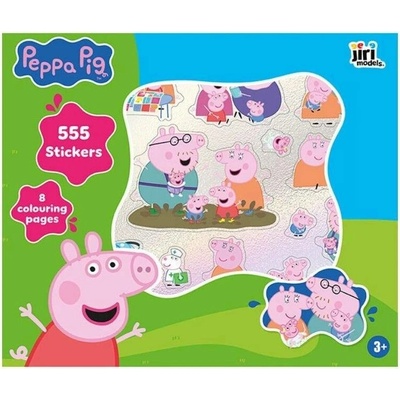 555 samolepek Prasátko Peppa