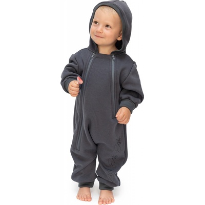 ESITO Teplákový overal rostoucí Warmkeeper Grey šedá