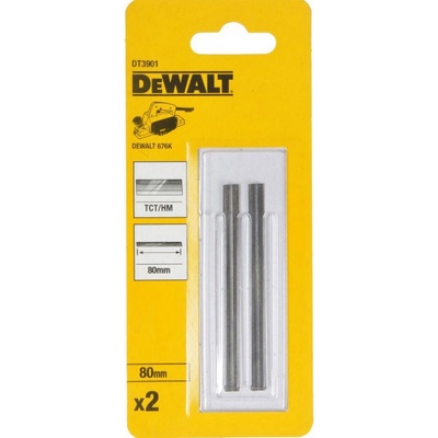 DeWALT DT3901 Tvrdokovové hobľovacie nože 80 mm TCT 1pár