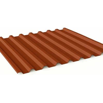 Satjam trapéz SAT 18NP 0,5 x 1128 mm PE25 4 m RAL 8004 terakota
