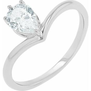 Eppi zásnubný prsteň s pear lab grown diamantom Ingrid RE48815