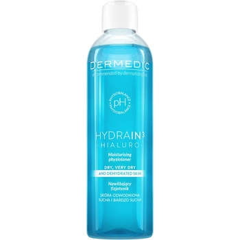 DERMEDIC HYDRAIN3 HIALURO Хидратиращ Физио тонер Тоник унисекс 200ml