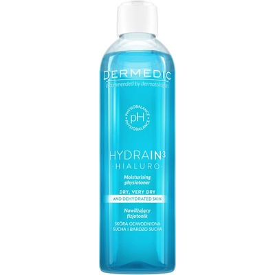 DERMEDIC HYDRAIN3 HIALURO Хидратиращ Физио тонер Тоник унисекс 200ml