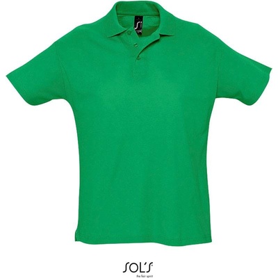 Sol's Summer II Piqué polo zelené kelly