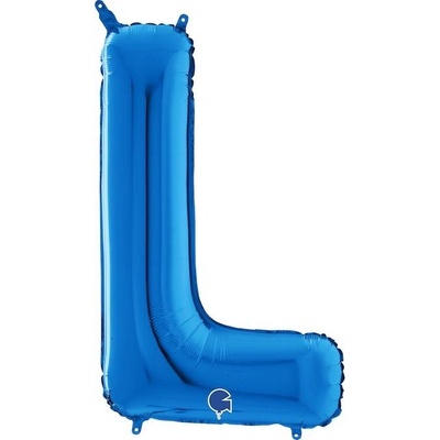 Nafukovací balónik písmeno L modrá 66 cm Grabo