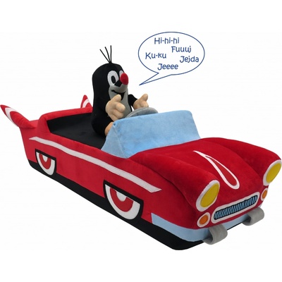 MÚ Brno Krtkovo autíčko dětská sedačka + Krtek 15 cm mluvící – Zboží Mobilmania