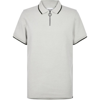 Firetrap Блуза с яка Firetrap Men's Waffle Short-Sleeve Polo Shirt - Clay