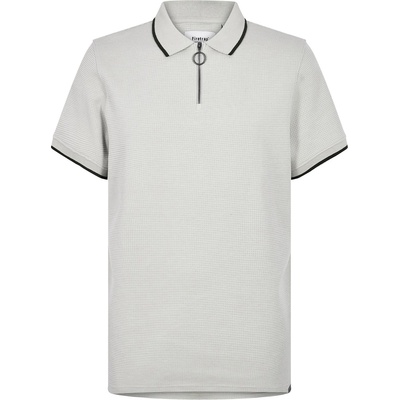 Firetrap Блуза с яка Firetrap Men's Waffle Short-Sleeve Polo Shirt - Clay