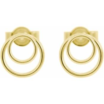 Eppi zlaté napichovacie krúžky Clemo E37157