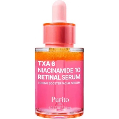 PURITO TXA 6 Niacinamide 10 Retinal Serum - Изсветляващ серум с TXA, ниацинамид и ретинал 30мл