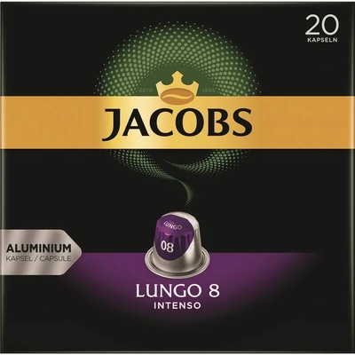 Douwe Egberts JACOBS Lungo Intenso алуминиеви кафе капсули за Nespresso® 20 бр