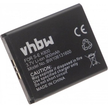 VHBW Батерия за Sony Ericsson G700 / K800 / T700 / W950i, 900 mAh (106131600)