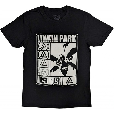 Linkin Park tričko Logos Rectangle čierne