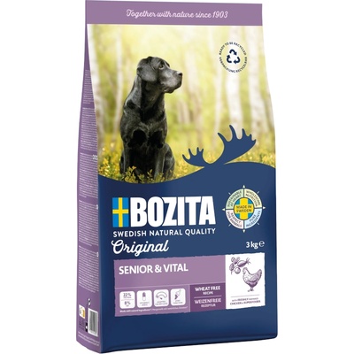 Bozita 2x3кг Senior & Vital Original Bozita, суха храна за кучета