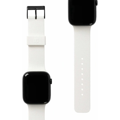 Изключително здрава силиконова каишка за Apple Watch 42мм, 44мм, 45мм, 46мм, Ultra, Ultra 2 49мм - Urban Armor Gear U Dot Silicone Strap (бял) (194005313535)