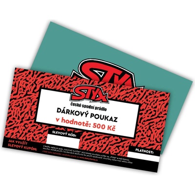 Elektronický voucher Styx 500,- zaslání pouze e-mailem uni