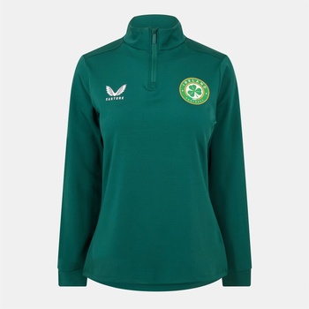 Image 1 of Castore Ireland Matchday Quarter Zip 2023 Womens - Green