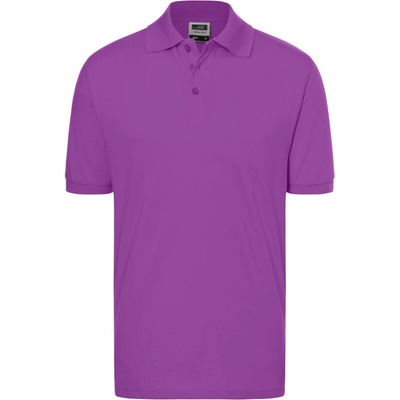 James & Nicholson polokošile JN 70 krátký rukáv COT02007035013-purple