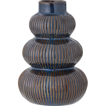 Bloomingville Ваза Myrtle 20 см синя (82061031)