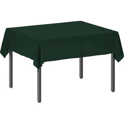 vidaXL Плат за маса 5 бр. Тъмнозелено 140 x 160 cm Полиестер (42040214)