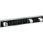 Hansgrohe RainSelect - Смесител за вграждане за 4 консуматора, черно/хром 15357600 (15357600)