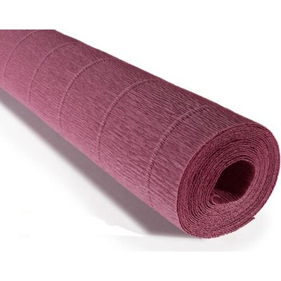 Italský krepový papír Cartotecnica Rossi 180g (50 x 250cm) - tmavě pudrová 620