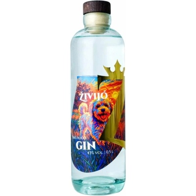 Živijó Tim's Hood Gin 43% 0,5 l (holá láhev)