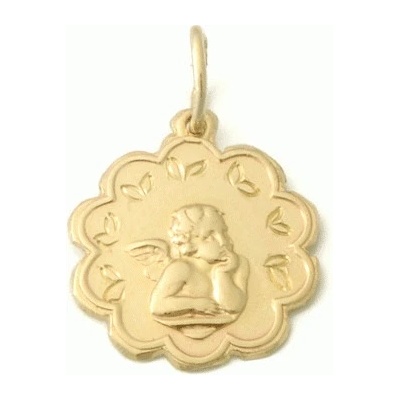 Zlatnictví Zlatíčko Zlatý přívěsek andílek v obláčku 000.00026