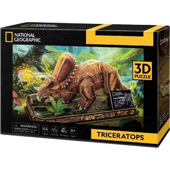 CubicFun 3D puzzle National Geographic: Triceratops 44 ks