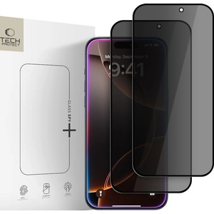 Tech-Protect glass spy+ 2-ПАК iphone 16 pro / 17 / 17 pro С ПОВЕРИТЕЛНА ЗАЩИТА (5906302319305)