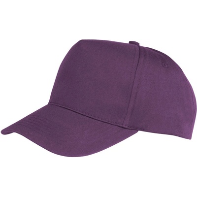Result Headwear RC 084X 5 panelová COT28084X35099-purple Purpurová