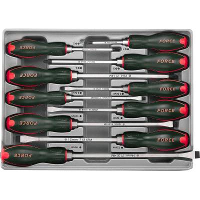 FORCE Комплект ударни отвертки Force 2108 - 5, 5-14 мм, PH1-PH4, 10 части (JN67252)