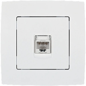ELMARK City КОМПЮТЪРЕН КОНТАКТ rj45 cat5e БЯЛ (190281)