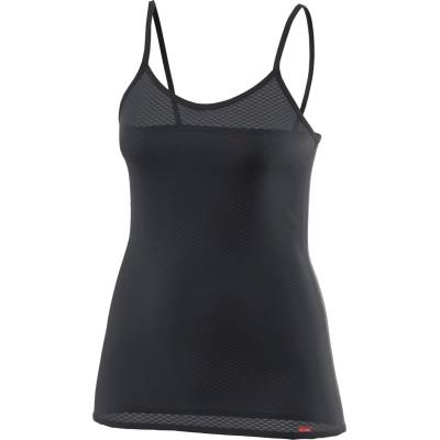 Löffler Дамско синтетично термобельо Löffler Women's Spaghetti Top Grid Transtex Light Synthetic base layer - Black - размер 34 (EU) (114-3105-0111)