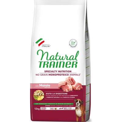 Trainer Natural Sensitive NO GRAIN Pork Adult Medium & Maxi 12 kg