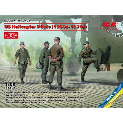 ICM US Helicopter Pilots 1960s1970s predobjednávka 1:35
